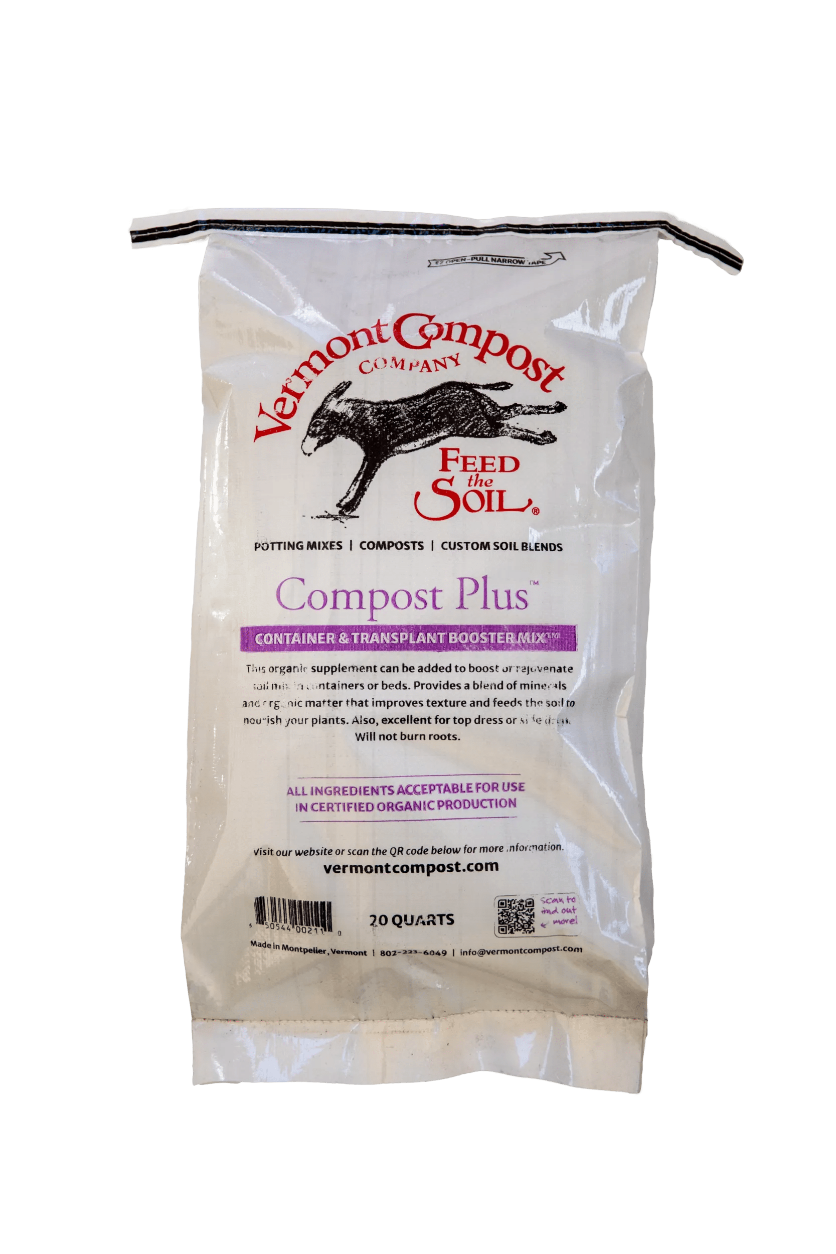 Compost Plus Compost Plus, 20 Quart | Gardener's Supply