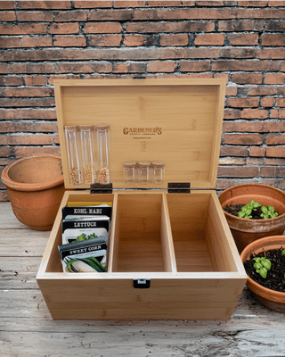Bamboo Seed Saver Kit, 3 Compartments