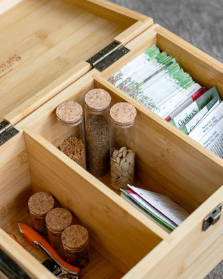 Bamboo Seed Saver Kit, 3 Compartments