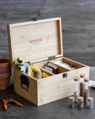 Bamboo Seed Saver Kit, 3 Compartments