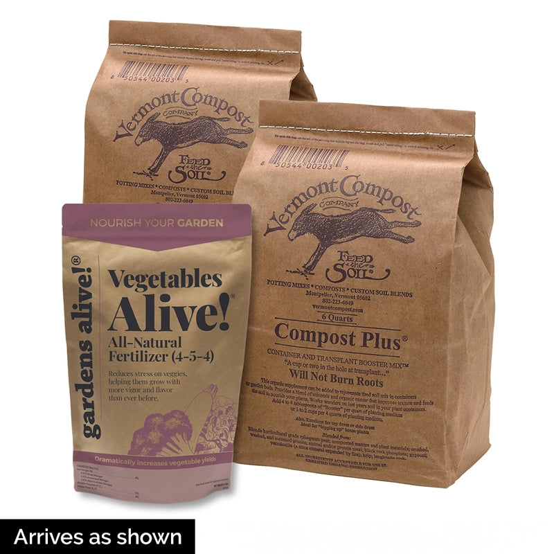 Compost Plus Organic Compost Plus: Raised Bed Booster Kit | Gardener's Supply