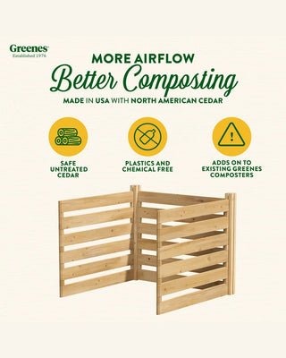 Cedar Wood Composter Add-On Kit