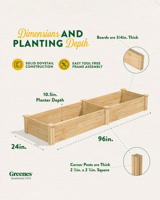 2' Cedar Raised Bed Garden Beds
