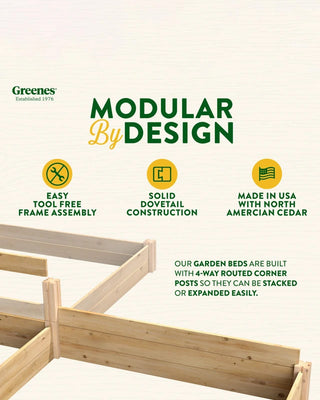 2' Cedar Raised Bed Garden Beds