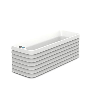 TruDrop Slat Window Box Planter