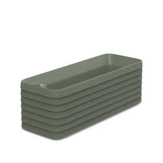 TruDrop Slat Window Box Planter