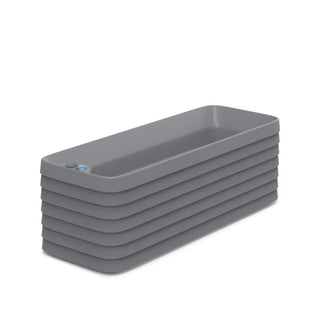 TruDrop Slat Window Box Planter