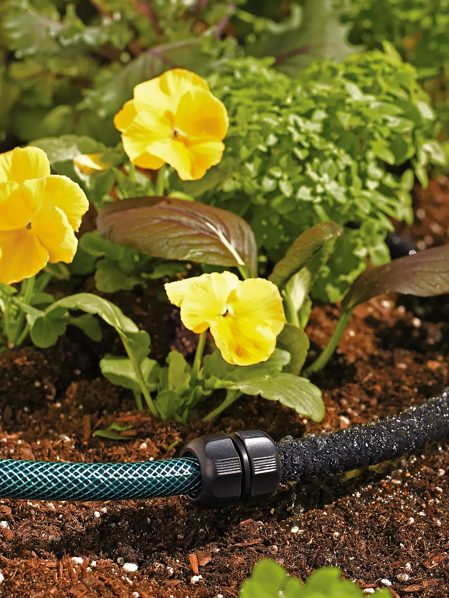 snip-n-spray garden and landscape sprinkler system Snip-n-Drip™ Soaker Hose System