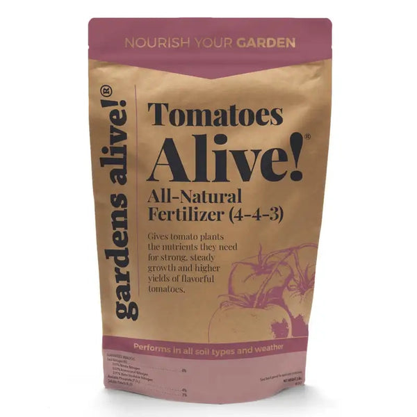tomato plant natural fertilizer Tomatoes Alive! Fertilizer - 2 lb Bag