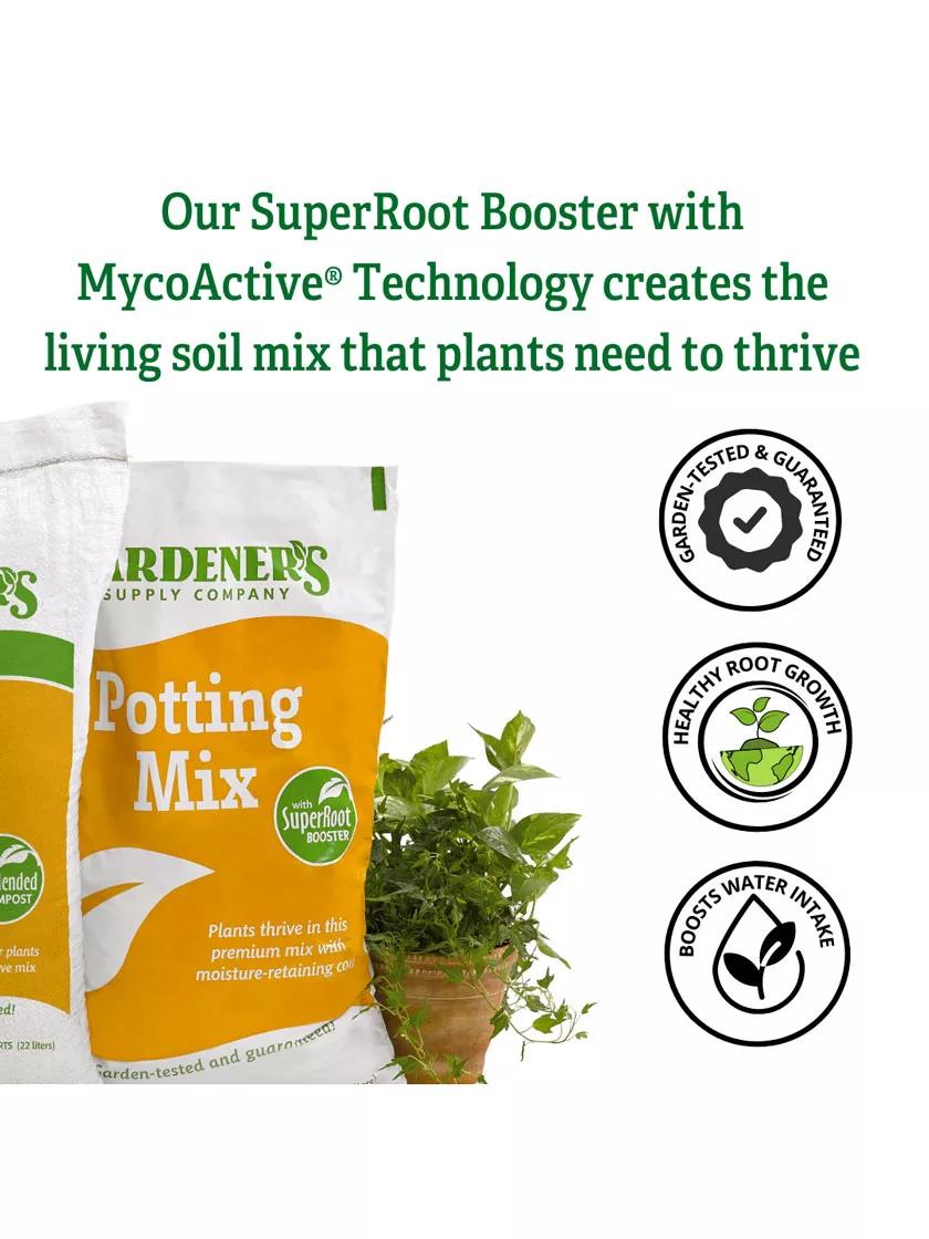 best potting mix for potted plants Our Best Potting Soil Mix with Mycorrhizae