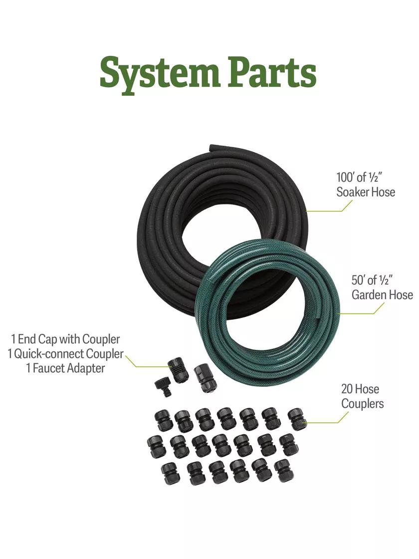 snip n spray garden and landscape sprinkler system Landscape Soaker Hose Irrigation System - Snip-n-Drip