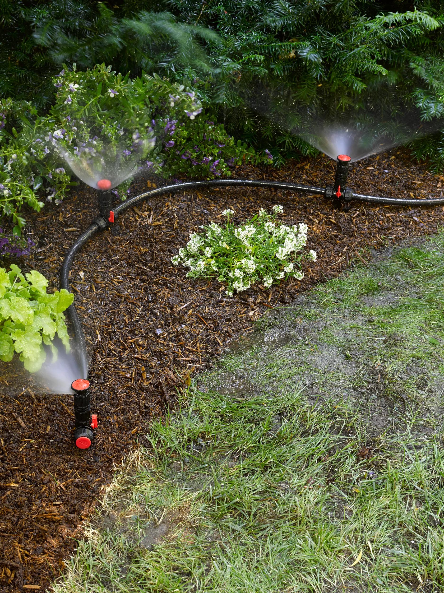 garden water spray Snip-n-Spray™ Garden and Landscape Sprinkler System