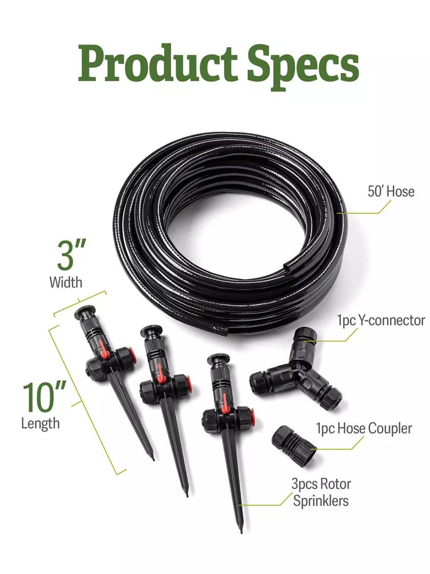 garden water spray system Above Ground Irrigation Systems for Landscaping | DIY Sprinkler System