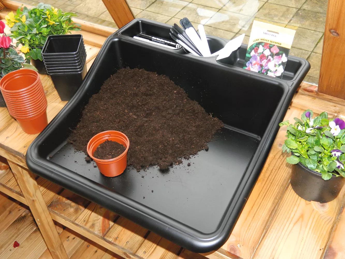 plant potting tray Compact Tidy Tray