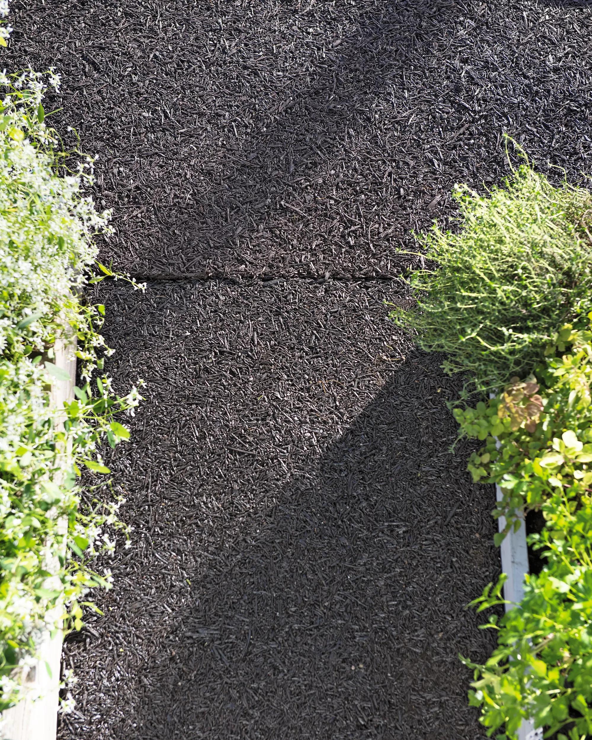 rubber mulch mats for trees Recycled Rubber Walkway - Rubber Garden Mat