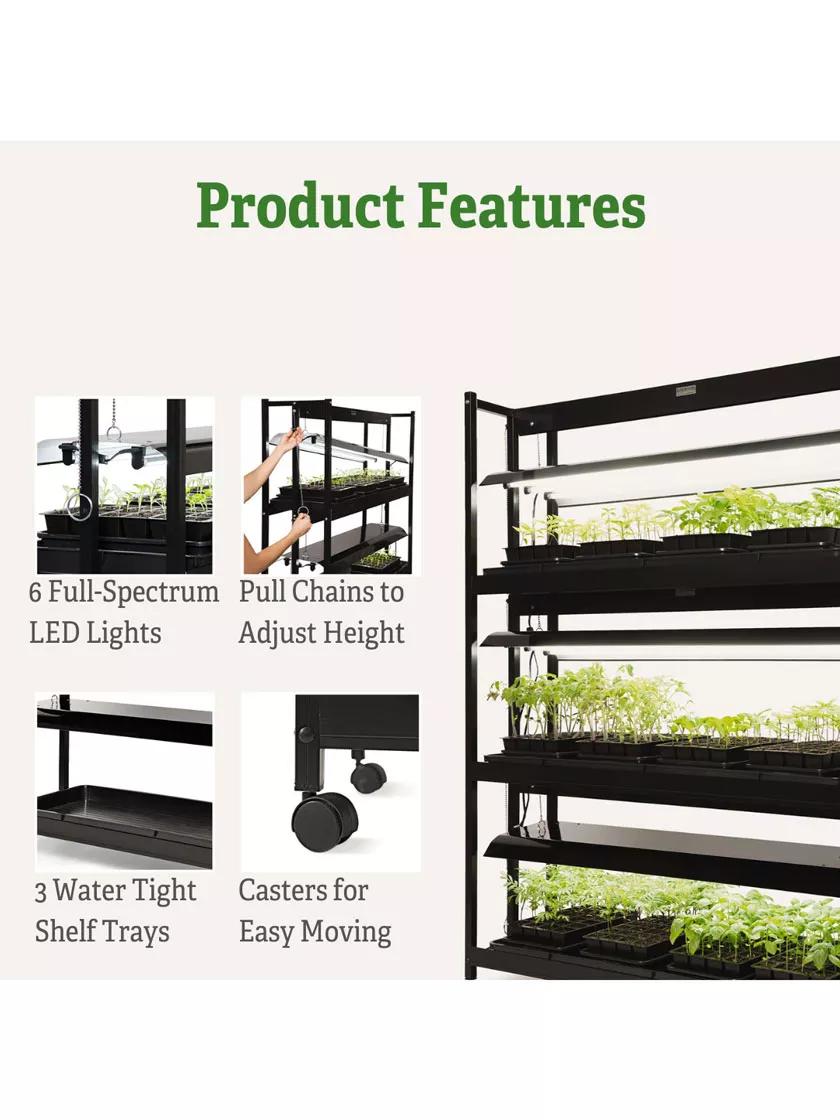 gardenline plant grow light Sunlite 3-Tier LED Grow Light