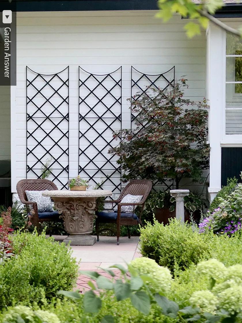 panacea a frame plant trellis Panacea Giant Garden Trellis, 9'