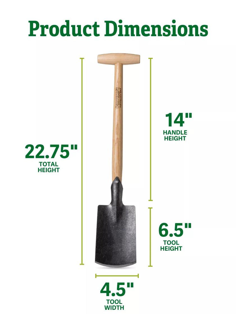DeWit® Perennial Spade with Short T-Handle | Gardener's Supply