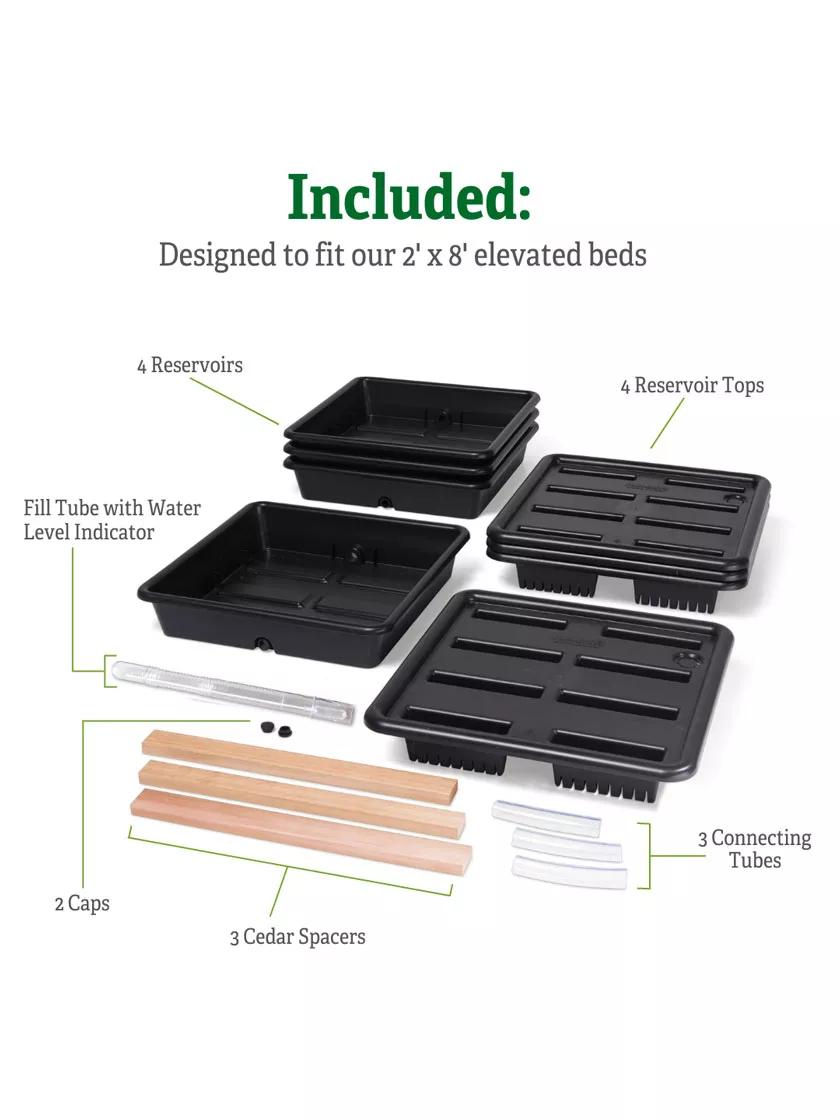 self watering insert for planter box Self-Watering Insert for 2' x 8' Planter