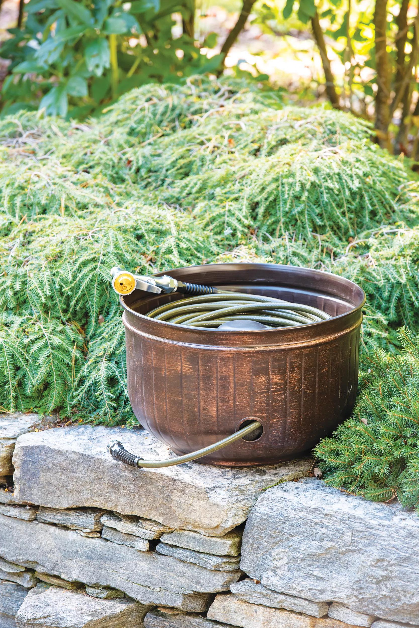bronze pots for plants Brushed Bronze Brown Hose Pot