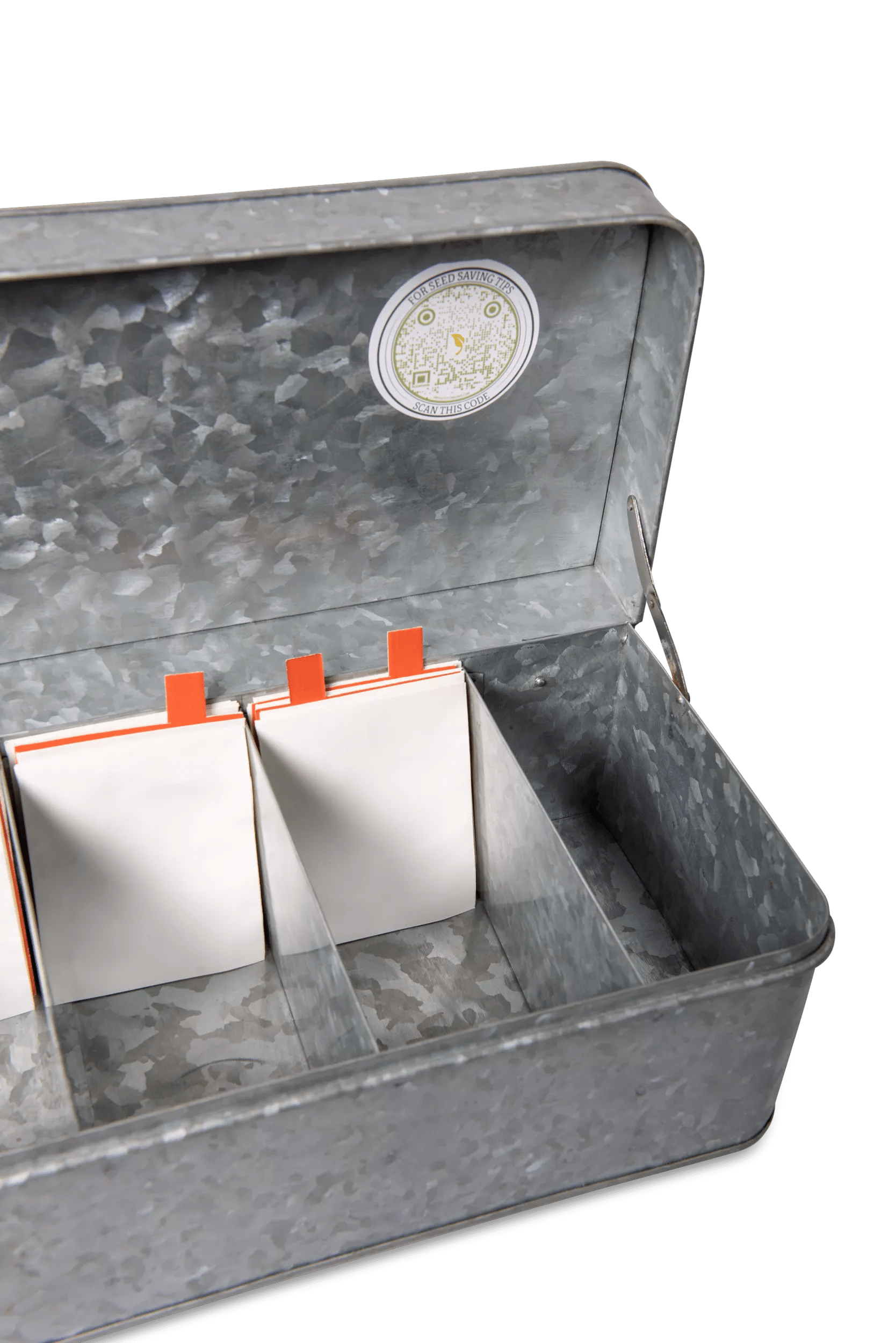 garden seed storage ideas Deluxe Galvanized Seed Saver Kit