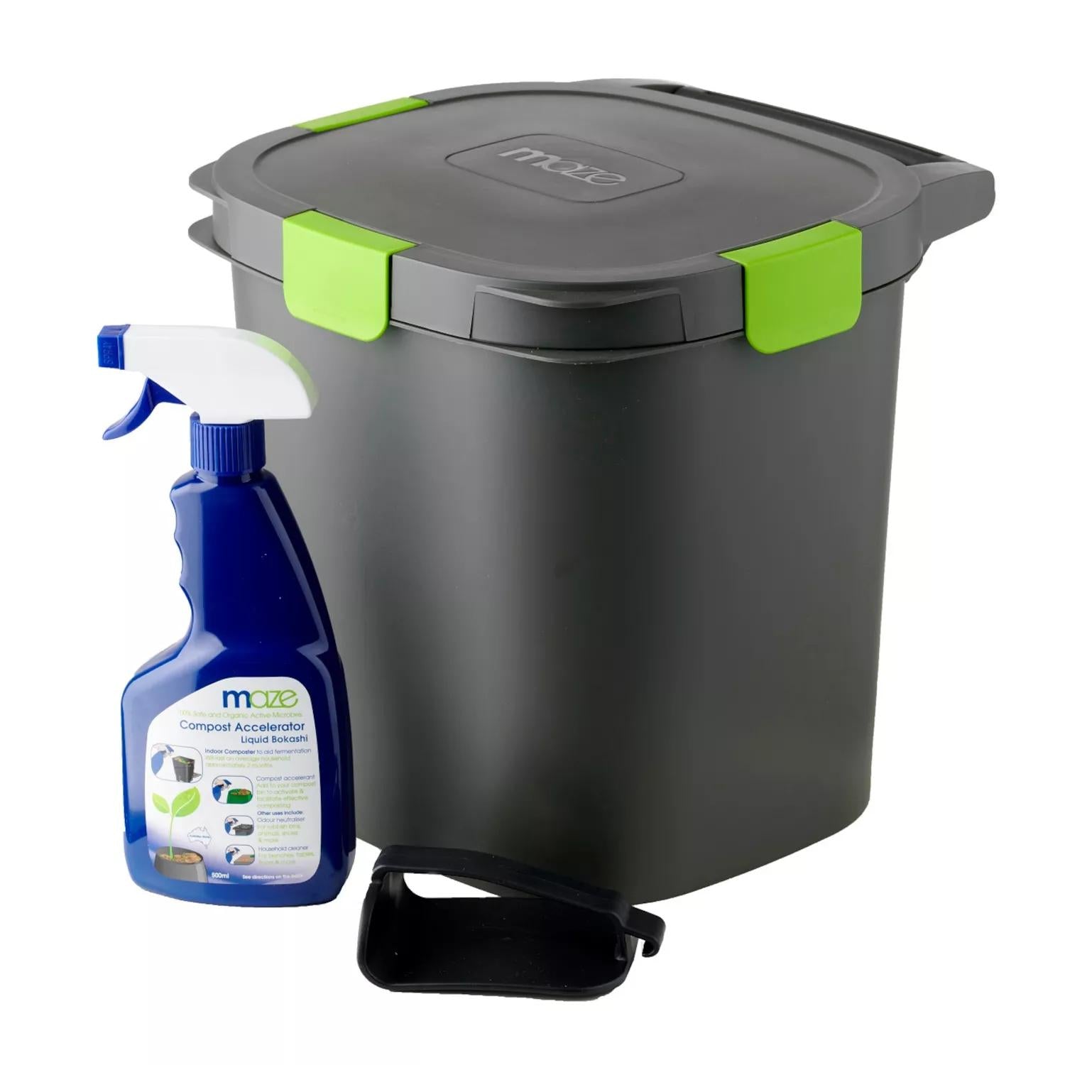 Moutta Bokashi Confort 14 Litres - Composteur Organique Haut De Gamme Avec Compacteur Et Activateur 1kg