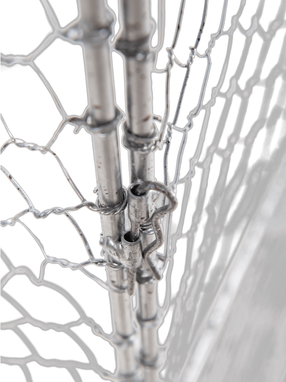 Tall Chicken Wire Critter Fence with Gate | Gardener's Supply.