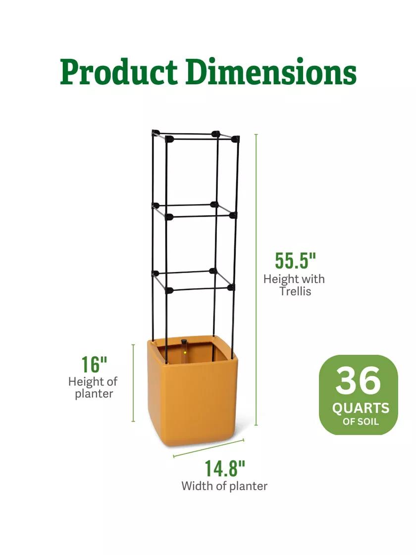 oasis self watering planter Oasis™ Self-Watering Tomato Planter With Trellis