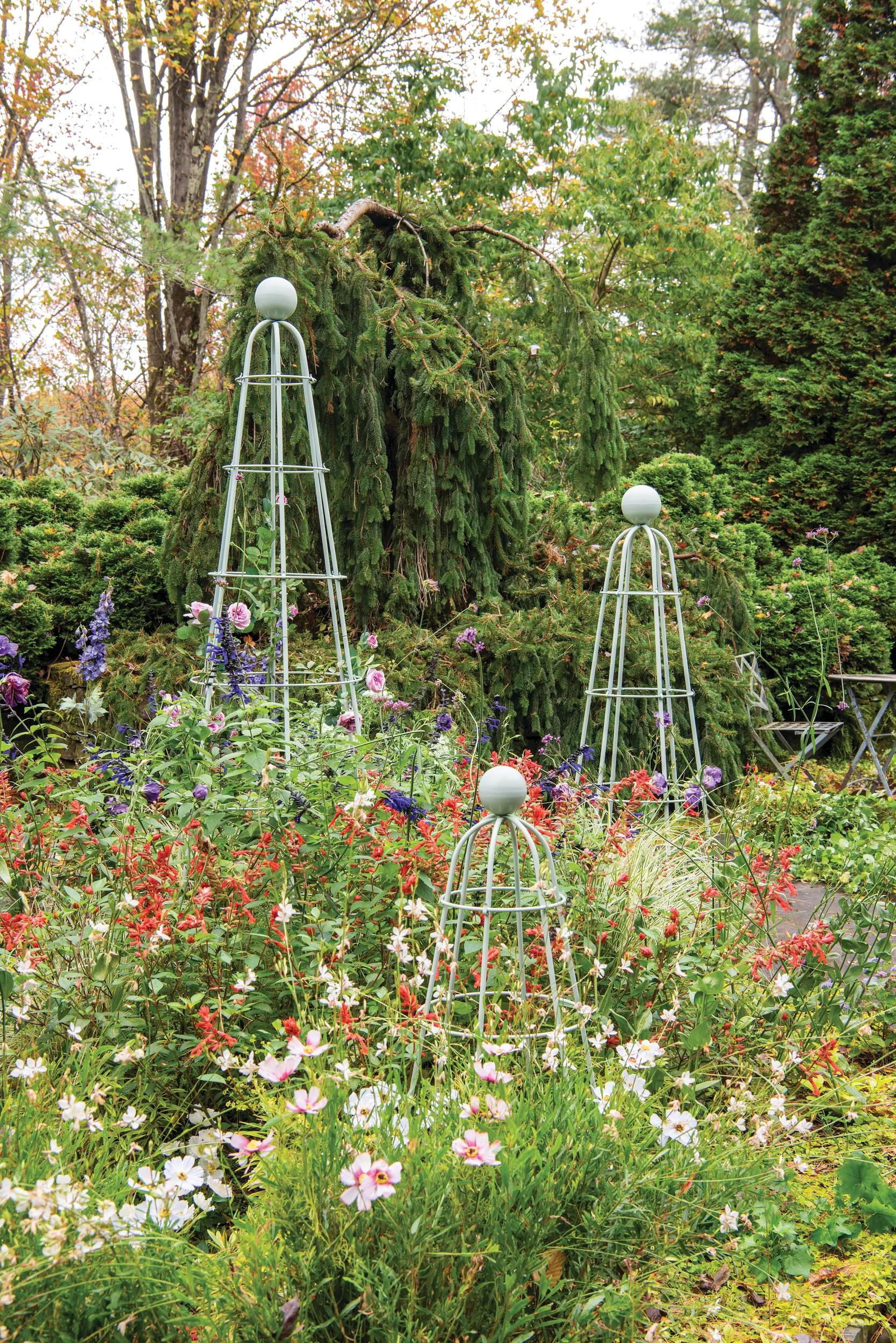 obelisk for potted plants Coventry Obelisks | 3'