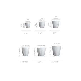 Pleat Planters