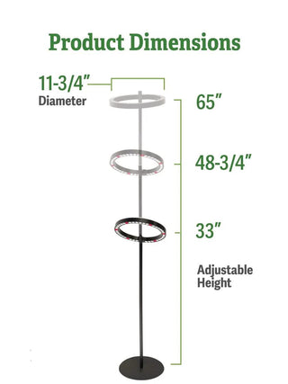 Adjustable Floor Plant Lamp