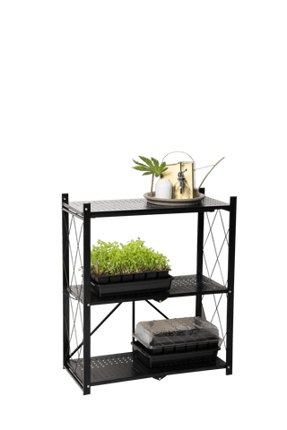Folding 2-Tier Grow Shelf with Plant Lights