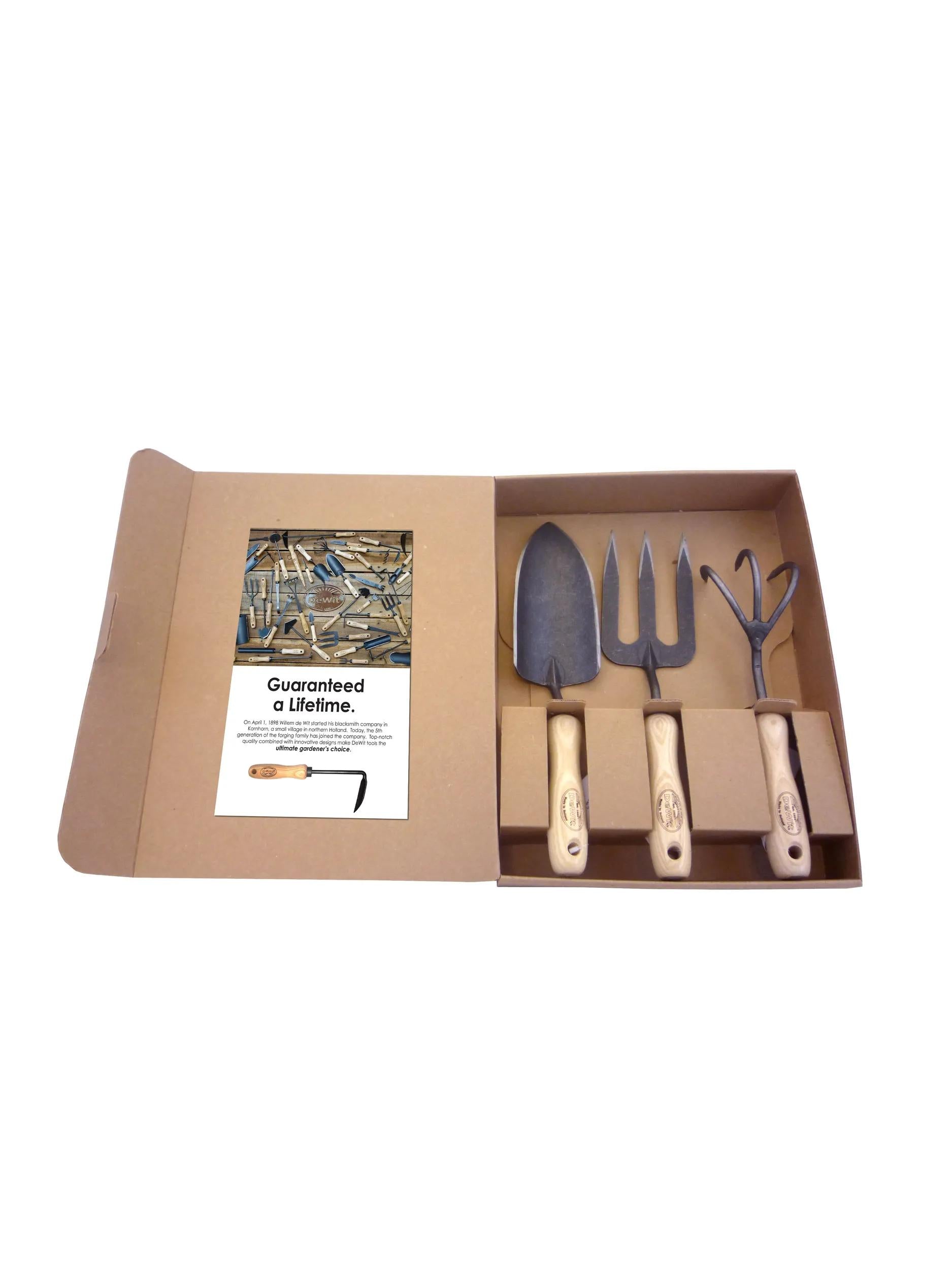 dewinner garden tool set Gardener's 3-Tool Gift Set by DeWit