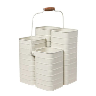 Cream Flower Caddy