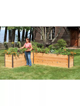 Elevated Cedar Raised Bed, 2' x 8'