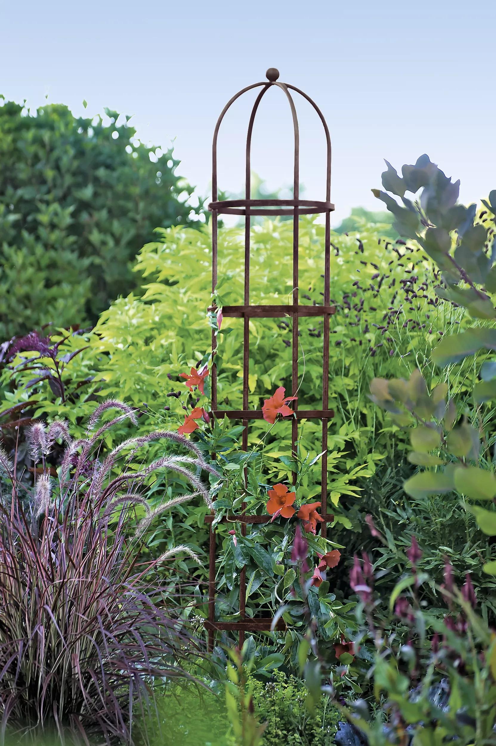 obelisk plant trellis Jardin™ Round Obelisk, 7'