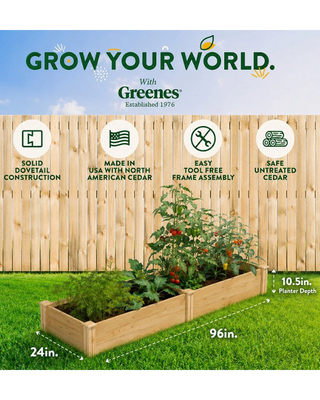 2' Cedar Raised Bed Garden Beds