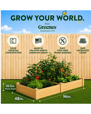 4' Cedar Raised Beds