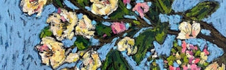 Budding Blossoms Oil Pastels