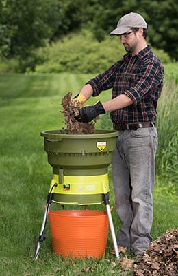 Electric leaf shredder