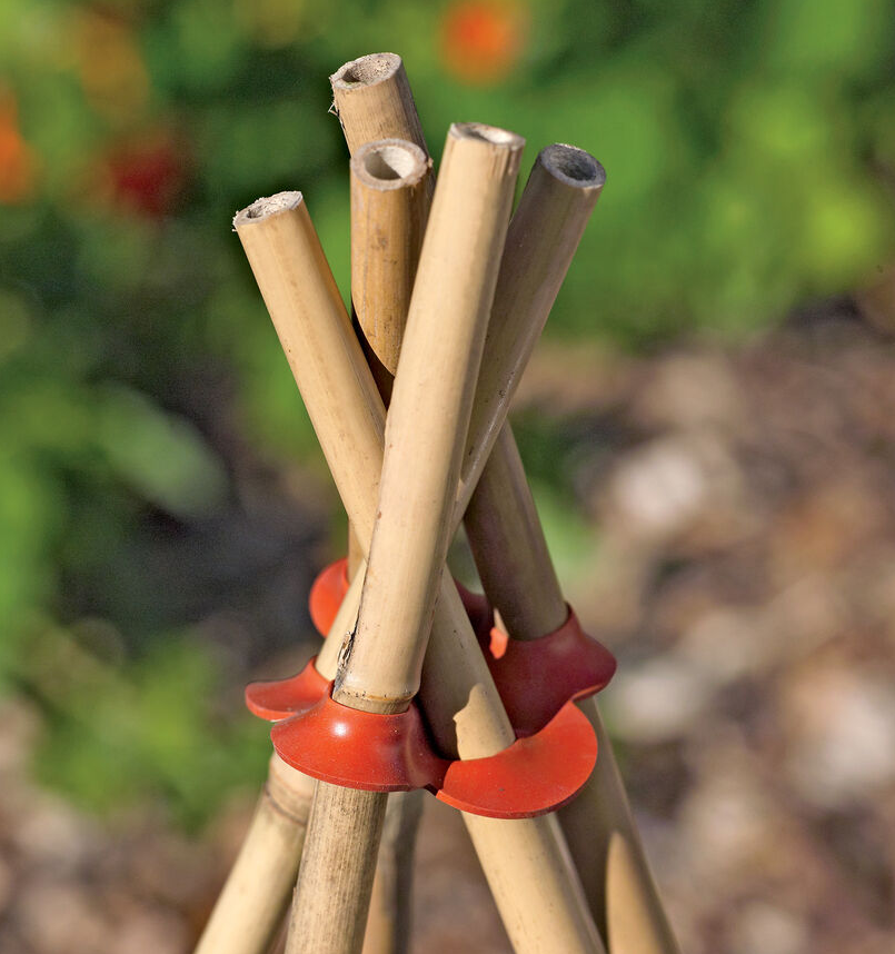 plastic connectors for making bamboo teepees