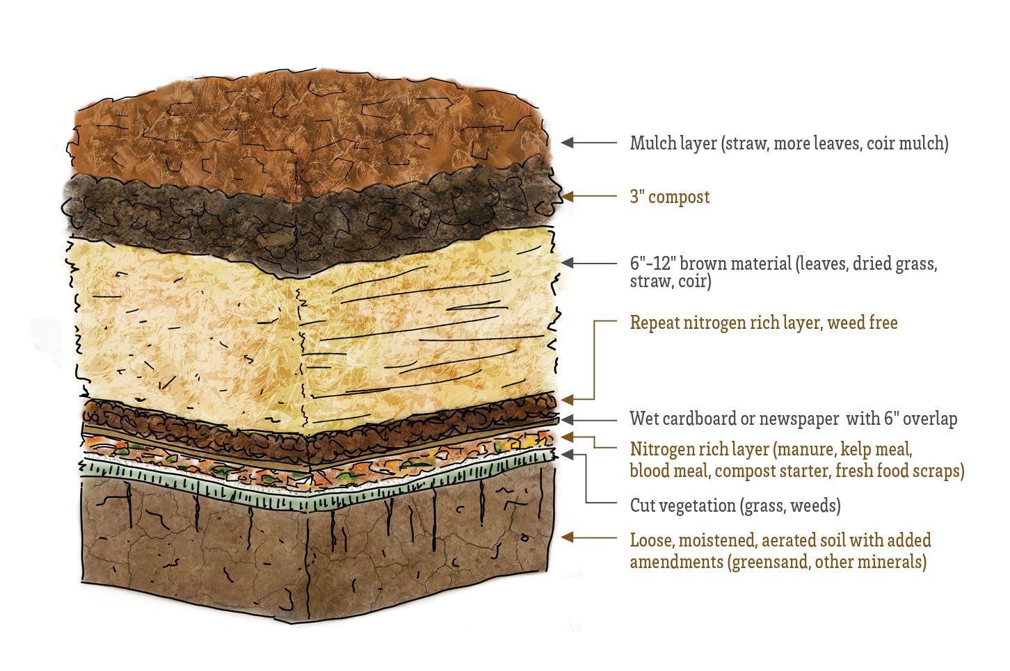 Sheet much layers