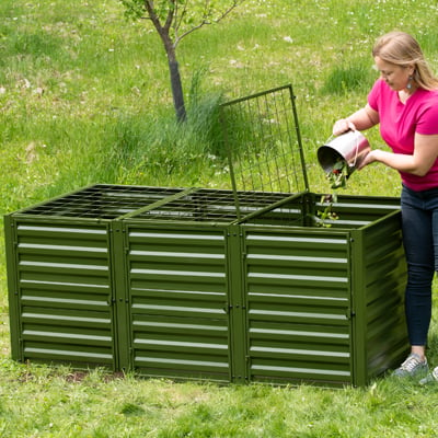 Great Choice Products GCP-1023-54652307 Large Capacity 80 Gallon Garden Compost  Bin Composter Fertilizer Soil Container
