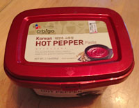 Korean hot pepper paste
