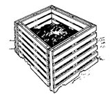 wood pallet bin