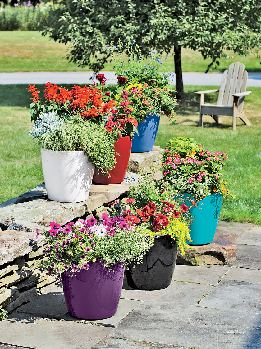 Viva Round Self-Watering Rolling Planter, 14" Diameter