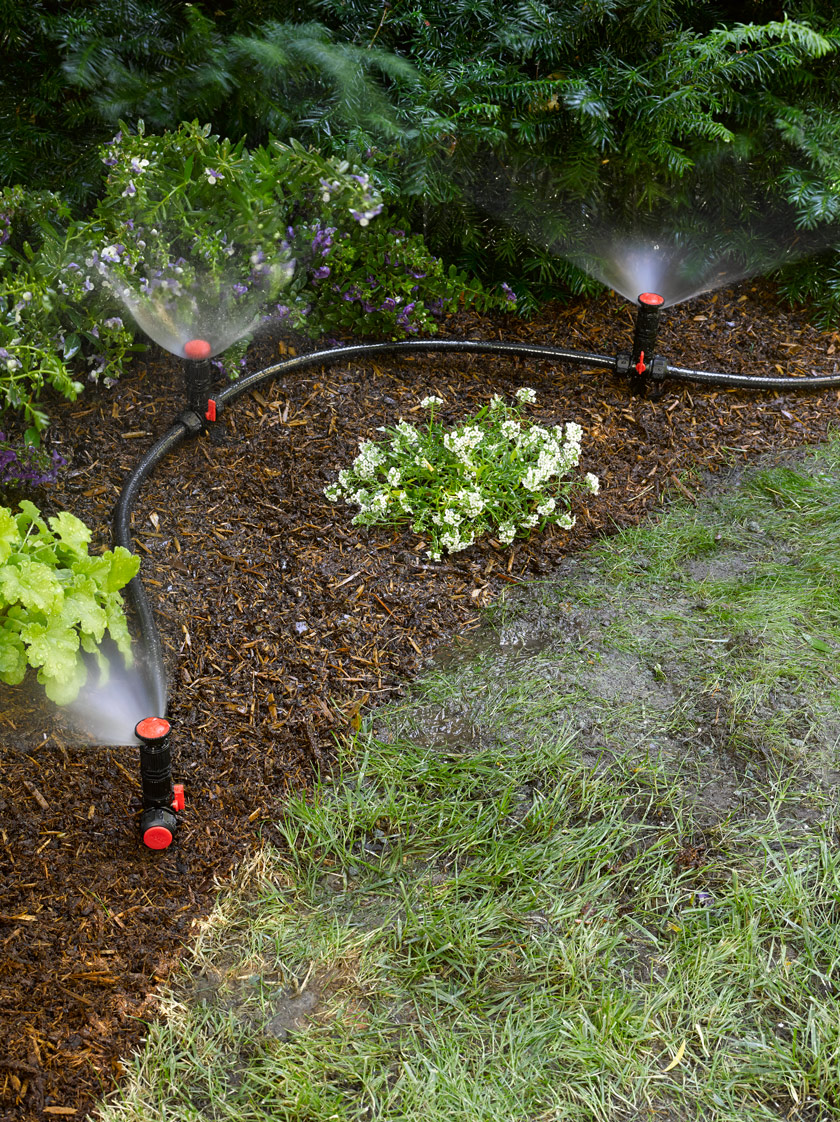 Above Ground Irrigation Systems For Landscaping Diy Sprinkler System
