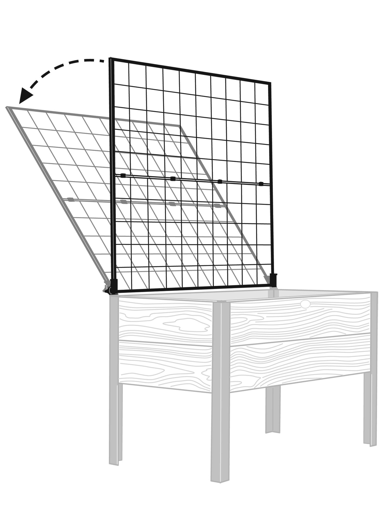 Space-Maker Pivoting Trellis, 4'
