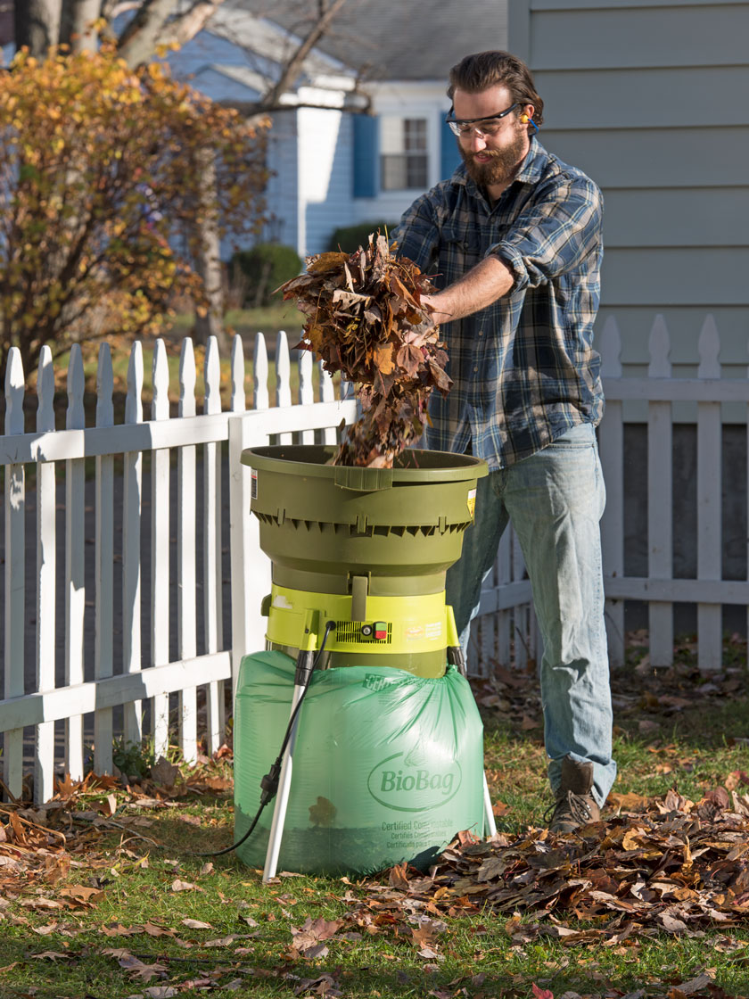 Leaf Shredder 20 Amp by Sun Joe   Free Shipping   Gardeners.com