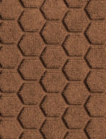 Rubber Door Mat with Grid Design - Water Glutton Cordova 34x52